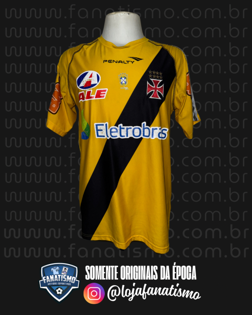 Camisa do Vasco Oficial Goleiro Amarela Penalty 2011 #1 Fernando Prass GG
