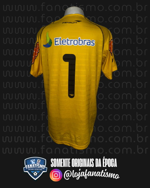 Camisa do Vasco Oficial Goleiro Amarela Penalty 2011 #1 Fernando Prass GG - Imagem 2