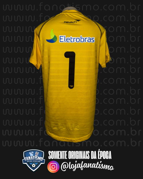 Camisa do Vasco Oficial Goleiro Amarela Penalty 2011 #1 F. Prass Juvenil/Feminina 12 - Imagem 2