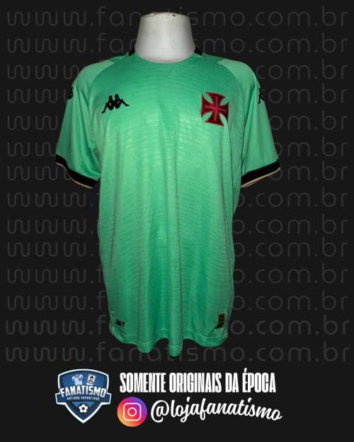Camisa do Vasco Oficial Goleiro Verde Kappa 2023/2024 #22 GG