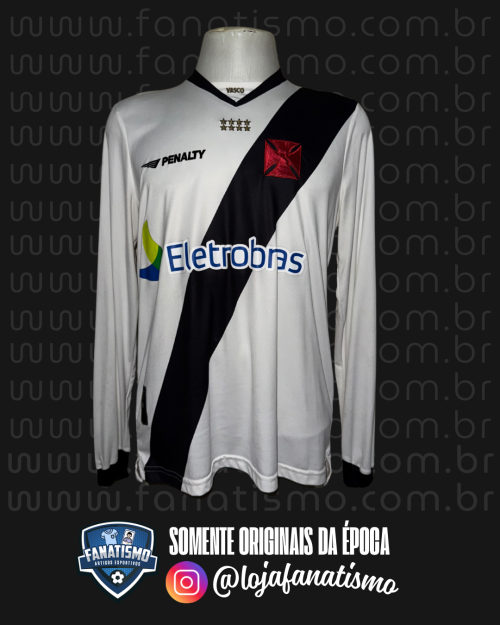 Camisa do Vasco Oficial II Manga Longa Penalty 2009 #46 Ernani De Jogo G