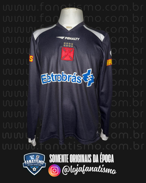 Camisa do Vasco Oficial Manga Longa Goleiro Penalty 2009 #1 Fernando Prass G