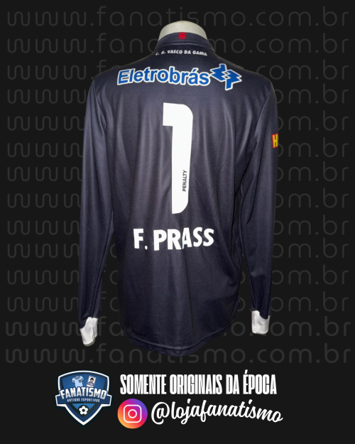 Camisa do Vasco Oficial Manga Longa Goleiro Penalty 2009 #1 Fernando Prass G - Imagem 2