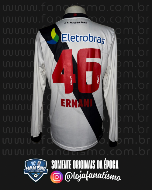 Camisa do Vasco Oficial II Manga Longa Penalty 2009 #46 Ernani De Jogo G - Imagem 2