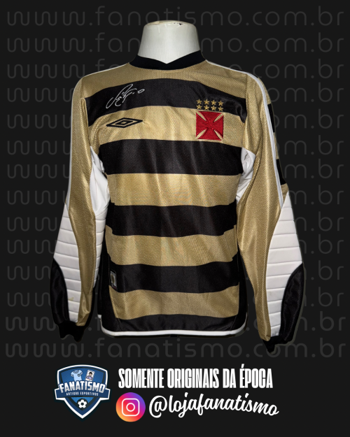 Camisa do Vasco Oficial Goleiro Manga Longa Umbro 2004 #1 Fábio M