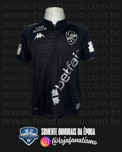 Camisa do Vasco Oficial III Kappa 2025 #11 Coutinho Preparada P/Jogo M