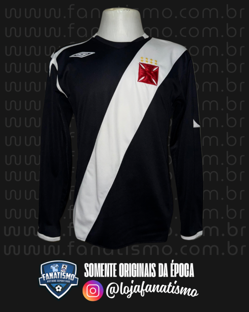 Camisa do Vasco Oficial I Manga Longa Umbro 2006 #10 M