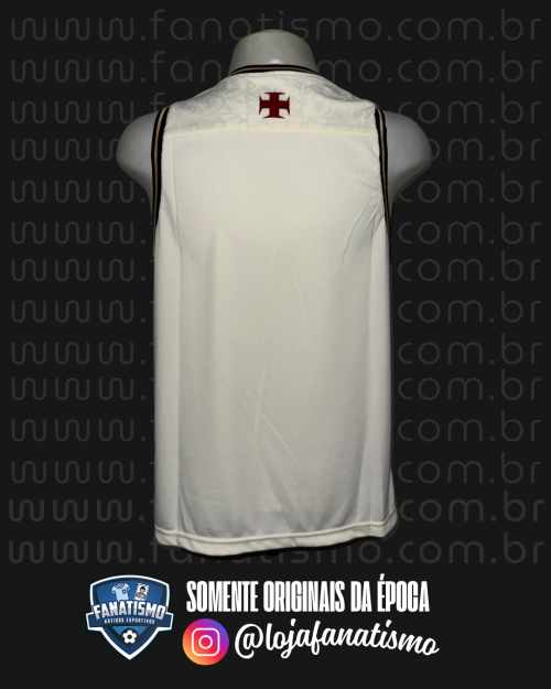 Regata do Vasco Oficial Urban Origens Kappa Off-White Nova M - Imagem 2