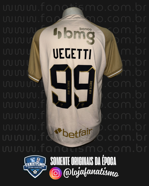 Camisa do Vasco Oficial III Kappa 2025 #99 Vegetti Preparada P/Jogo G - Imagem 2