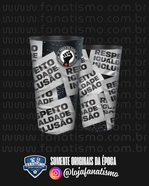 Copo do Vasco Oficial ‘Respeito, Igualdade e Inclusão’