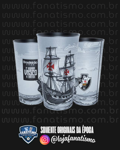 Copo do Vasco Oficial ‘Caravela - Vasco x Santos 2023’