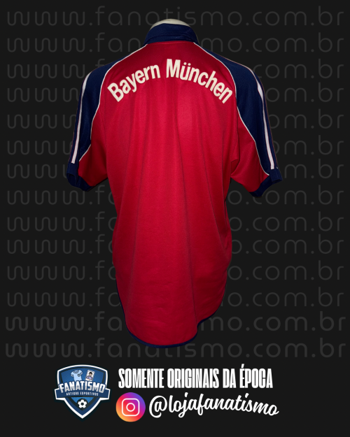 Camisa do Bayern Munich Oficial I Adidas 1999/2000 S/Nº G - Imagem 2