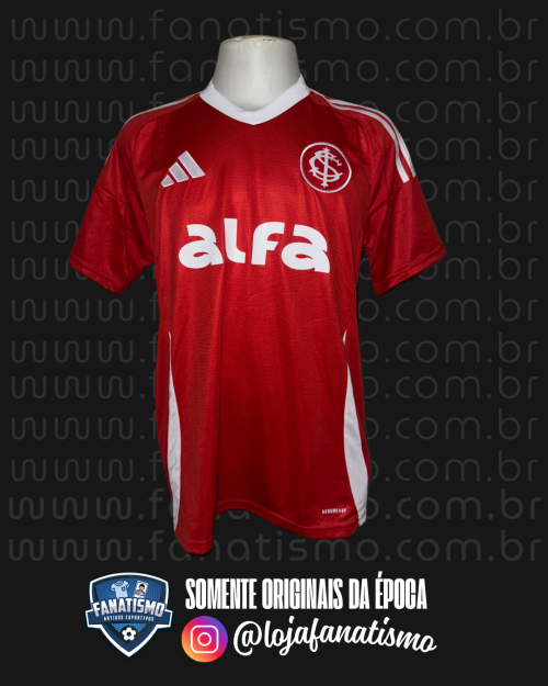 Camisa do Internacional Oficial I Adidas 2025 #3 Rogel Usada em Jogo G