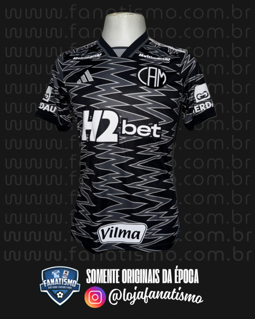 Camisa do Atlético/MG Oficial III Adidas 2025 #2 Natanael Usada em Jogo vs. Juventude