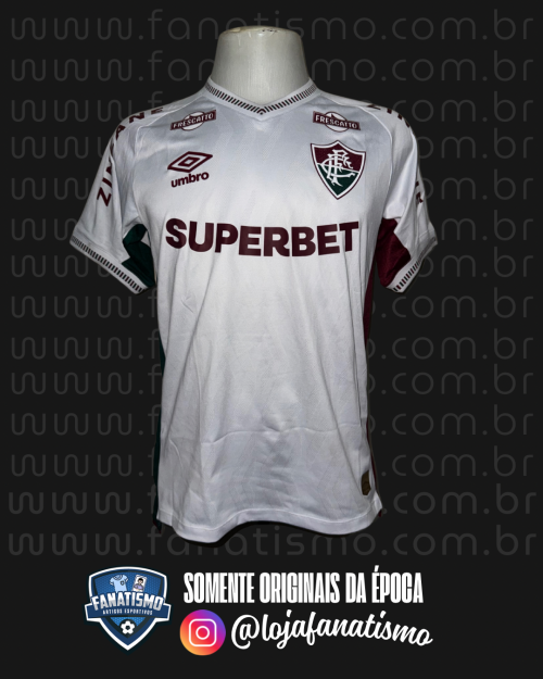 Camisa do Fluminense Oficial II Umbro 2025 #16 Nonato Usada em Jogo vs. Juventude M