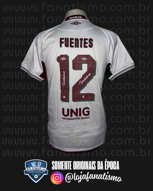 Camisa do Fluminense Oficial II Umbro 2025 #12 Fuentes Usada em Jogo vs. Juventude M - Imagem 2
