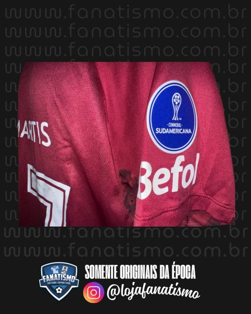 Camisa do Lanús/ARG Oficial I Umbro 2025 #37 De Martis De Jogo G - Imagem 3