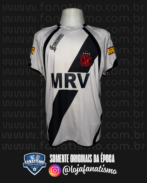 Camisa do Vasco Oficial II Champs 2009 #4 Fernando Usada em Jogo