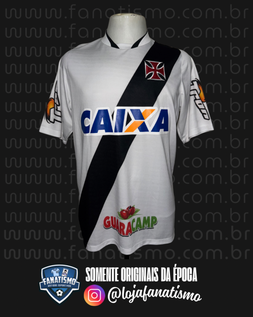 Camisa do Vasco Oficial II Tampão 2014 #5 Guiñazu Usada em Jogo Único