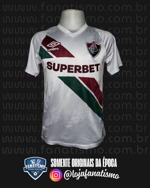 Camisa do Fluminense Oficial II Umbro 2024 #14 Usada em Jogo Adidas Cup P