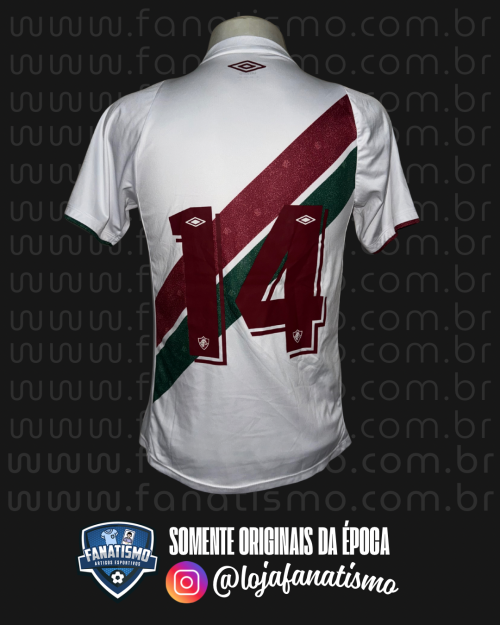 Camisa do Fluminense Oficial II Umbro 2024 #14 Usada em Jogo Adidas Cup P - Imagem 2