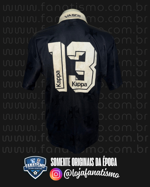 Camisa do Vasco Oficial I Kappa 1996 #13 Usada em Jogo M - Imagem 2