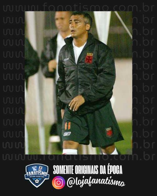 Parka do Vasco Oficial Preta Reebok 2007 GG - Imagem 3