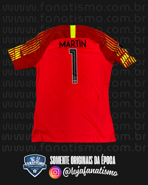 Camisa do Libertad/PAR Oficial Goleiro Nike 2019 #1 Martin Silva Libertadores G - Imagem 2
