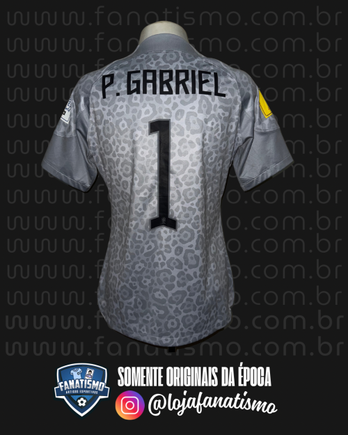 Camisa da Seleção Brasileira Oficial Goleiro Cinza Nike 2023 #1 Phillipe Gabriel Usada em Jogo vs. Irã no Mundial Sub-17 G - Imagem 2