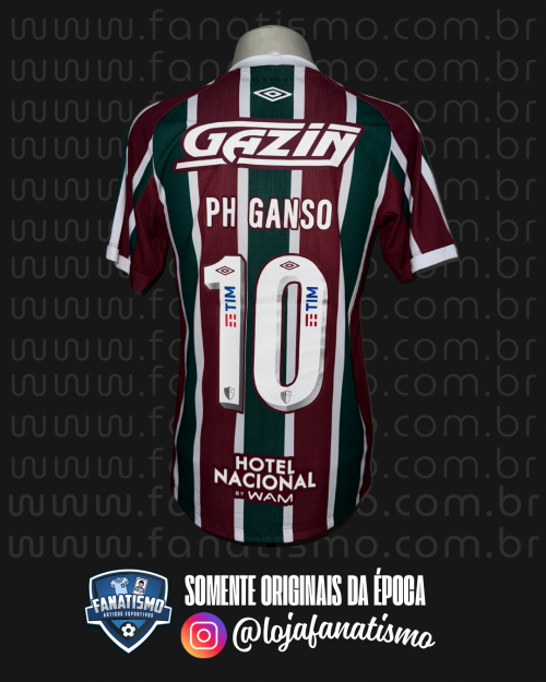 Camisa do Fluminense Oficial I Umbro 2022 #10 Ganso Usada em Jogo M - Imagem 2