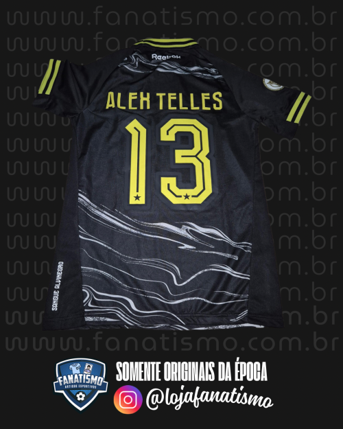 Camisa do Botafogo Oficial IV Reebok 2024 #13 Alex Telles Usada em Jogo Único vs. Vasco P - Imagem 2