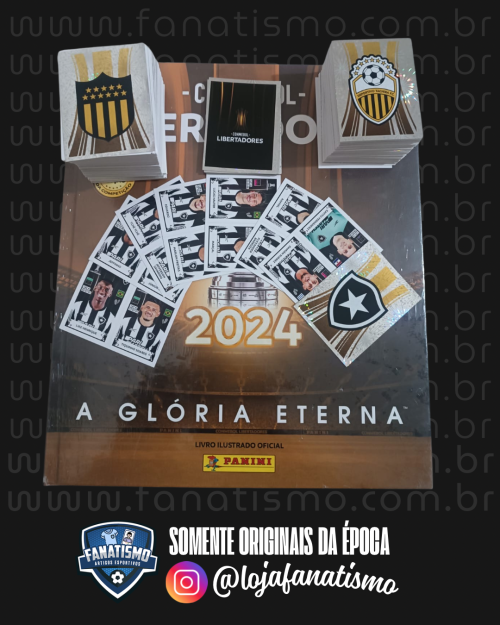 Álbum da Conmebol Libertadores 2024 Completo P/Colar