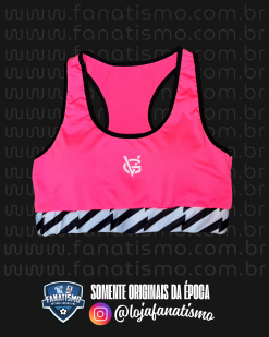 Top do Vasco Oficial Stripes Rosa VG Novo GG