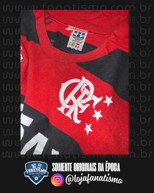 Camisa do Flamengo Oficial I Adidas 1988 #10 PP - Imagem 3