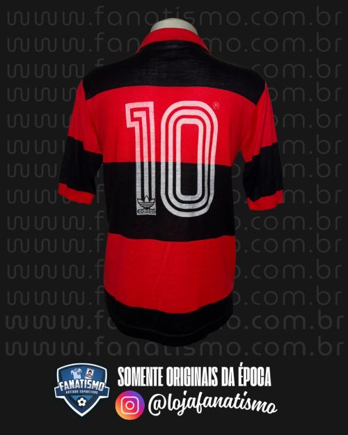 Camisa do Flamengo Oficial I Adidas 1984/1985 #10 - Imagem 2