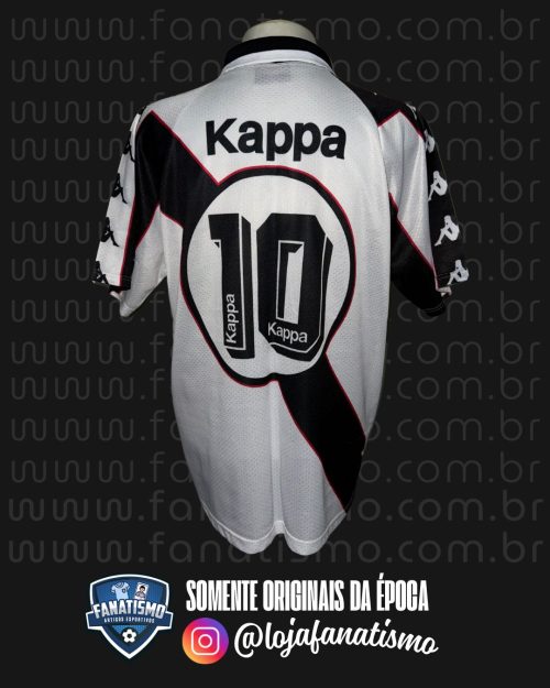 Camisa do Vasco Oficial II Kappa 1997 #10 Edmundo GG - Imagem 2