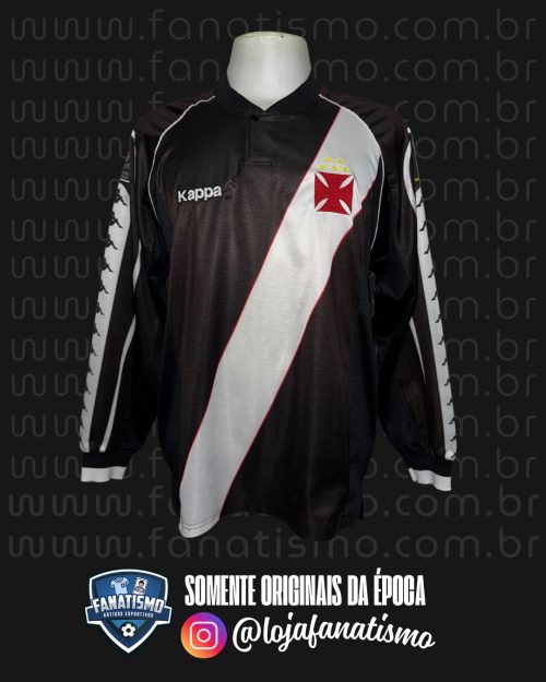 Camisa do Vasco Oficial I Manga Longa Kappa 1998 #11 Ramon GG