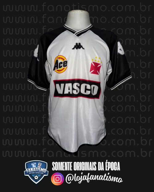 Camisa do Vasco Oficial Treino Branca Kappa 2000 M