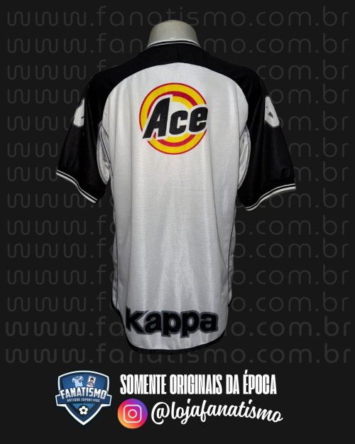 Camisa do Vasco Oficial Treino Branca Kappa 2000 M - Imagem 2