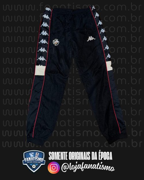 Agasalho (Jaquete + Calça) do Vasco Oficial Viagem Kappa 1998 G - Imagem 3