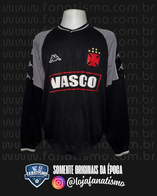 Moletom do Vasco Oficial Treino Kappa 1999/2000 GG