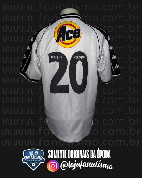 Camisa do Vasco Oficial II Kappa 1999 #20 Usada em Jogo Copa Mercosul G - Imagem 2