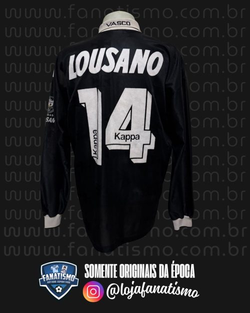 Camisa do Vasco Oficial I Manga Longa Kappa 1995 #14 De Jogo G - Imagem 2