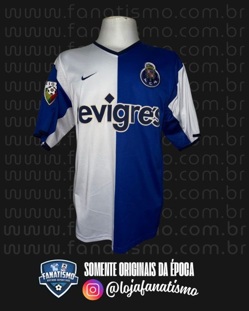 Camisa do Porto Oficial I Nike 2001/2002 #11 Rubens Jr. Usada em Jogo G