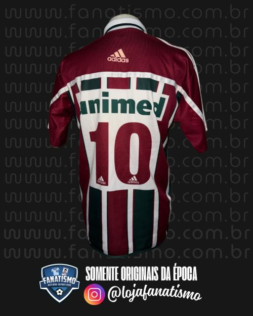Camisa do Fluminense Oficial I Adidas 2002 #10 G - Imagem 2