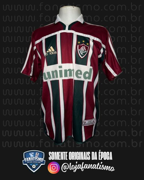Camisa do Fluminense Oficial I Adidas 2002 #10 G