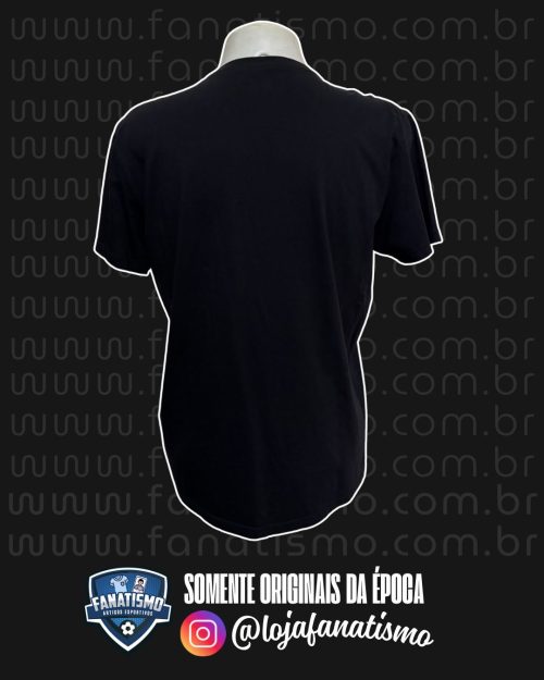 Camisa do Vasco Oficial Reserva Preta Cruz Bordada GG - Imagem 2