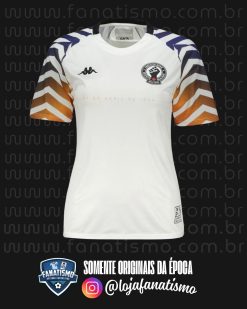 Camisa do Vasco Oficial Aquecimento Branca Kappa 2024/2025 Feminina Nova G