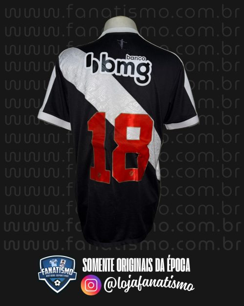 Camisa do Vasco Oficial I Kappa 2025 #18 Samuel Henrique Usada em Jogo Base G - Imagem 2