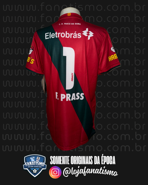 Camisa do Vasco Oficial Goleiro Portugal Penalty 2009 #1 Fernando Prass Nova G - Imagem 2